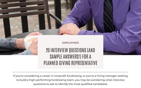 Common Nonprofit Interview Questions (With Sample Answers).